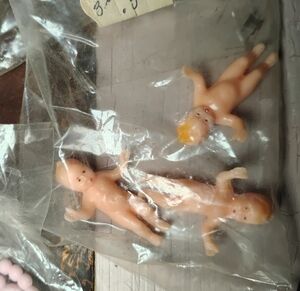 Assorted Vintage Cake Toppers Baby